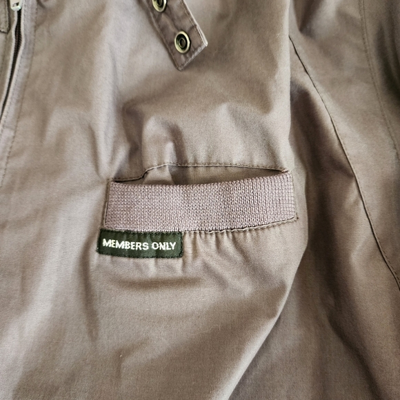 Members Only Gray Hooded Jacket - Picture 2 of 5